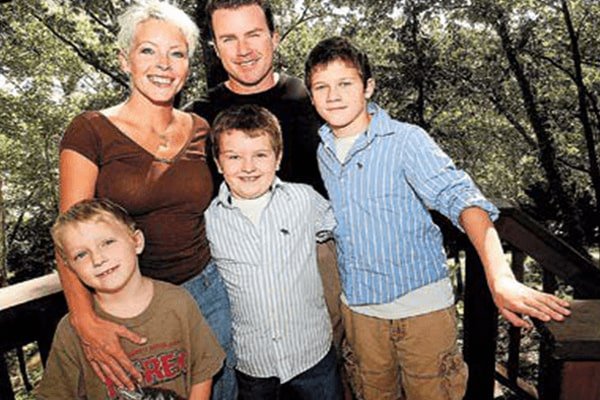 An image Terri Carrington and family