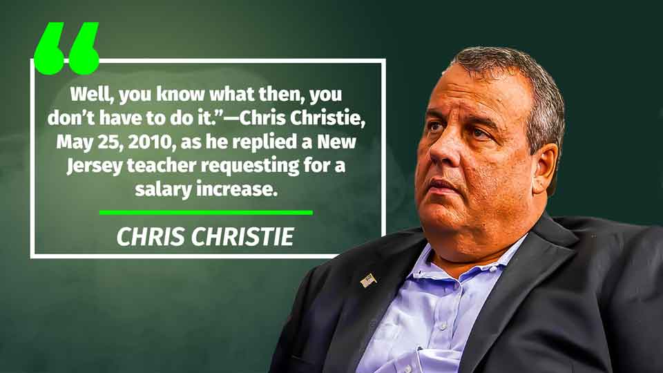 Chris Christie quote 